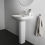Immagine di Ideal Standard I.LIFE A lavabo sospeso o da appoggio L.50 cm, monoforo, con troppopieno, colore bianco finitura lucido T451301