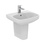 Immagine di Ideal Standard I.LIFE A lavabo sospeso o da appoggio L.50 cm, monoforo, con troppopieno, colore bianco finitura lucido T451301