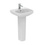 Immagine di Ideal Standard I.LIFE A lavabo sospeso o da appoggio L.50 cm, monoforo, con troppopieno, colore bianco finitura lucido T451301