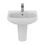 Immagine di Ideal Standard I.LIFE A lavabo sospeso o da appoggio L.50 cm, monoforo, con troppopieno, colore bianco finitura lucido T451301