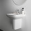 Immagine di Ideal Standard I.LIFE A lavabo sospeso o da appoggio L.50 cm, monoforo, con troppopieno, colore bianco finitura lucido T451301