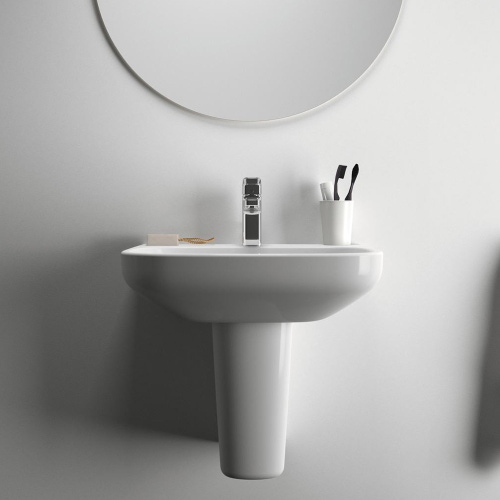 Immagine di Ideal Standard I.LIFE A semicolonna sottolavabo, colore bianco finitura lucido T451901