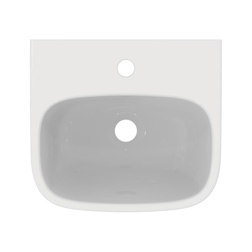 Immagine di Ideal Standard I.LIFE A lavamani L.40 cm, monoforo, con troppopieno, colore bianco finitura lucido T451401