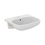 Immagine di Ideal Standard I.LIFE A lavabo da semincasso L.50 cm, monoforo, con troppopieno, colore bianco finitura lucido T451701