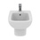Immagine di Ideal Standard I.LIFE A set sanitari sospesi, vaso RimLS+ con sedile a chiusura rallentata, bidet monoforo con troppopieno, colore bianco finitura lucido T452301-T452401-T453101