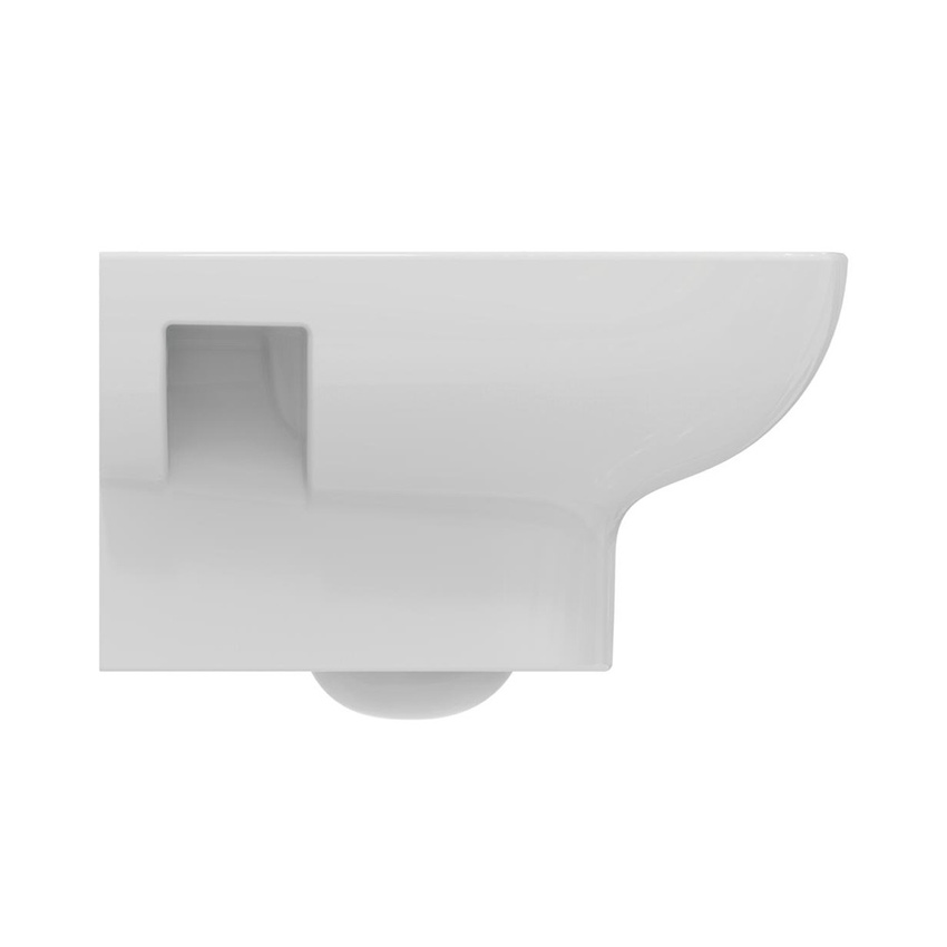 Immagine di Ideal Standard I.LIFE A set sanitari sospesi, vaso RimLS+ con sedile a chiusura rallentata, bidet monoforo con troppopieno, colore bianco finitura lucido T452301-T452401-T453101