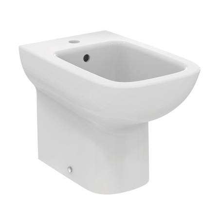 Immagine di Ideal Standard I.LIFE A bidet a terra, monoforo, per installazione a filo parete, con troppopieno, colore bianco finitura lucido T452601