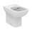 Immagine di Ideal Standard I.LIFE A set sanitari a pavimento, vaso RimLS+ a filo parete, sedile senza discesa rallentata, bidet monoforo con troppopieno a filo parete, colore bianco finitura lucido T452501-T452601-T453001