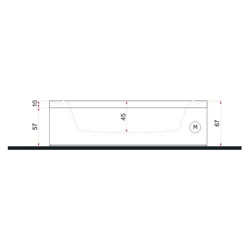 Immagine di Treesse GHOST FUSION ACTIVE 230 minipiscina da interno rettangolare L.230 H.67 P.200 cm, con idromassaggio Ghost System e comando touch V865LI