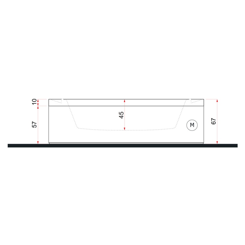 Immagine di Treesse GHOST FUSION ACTIVE 230 minipiscina da interno rettangolare L.230 H.67 P.200 cm, con idromassaggio Ghost System e comando touch V865LI
