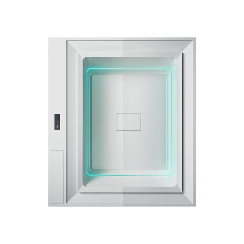 Immagine di Treesse GHOST FUSION ACTIVE 230 minipiscina rettangolare L.230 H.67 P.200 cm, con idromassaggio Ghost System e comando touch V865EBN