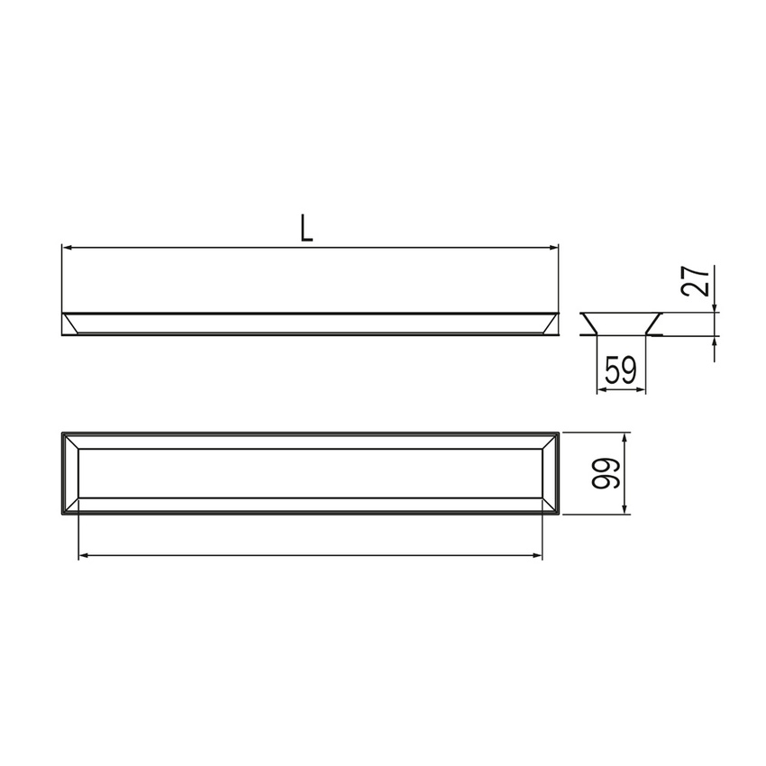 Immagine di Inda INDISSIMA modulo portasalviette L.30 cm, finitura inox spazzolato A8818MNS
