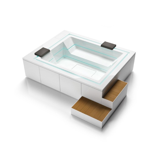 Immagine di Treesse STEP BOX 100 gradini di accesso per minipiscina STEPBB100