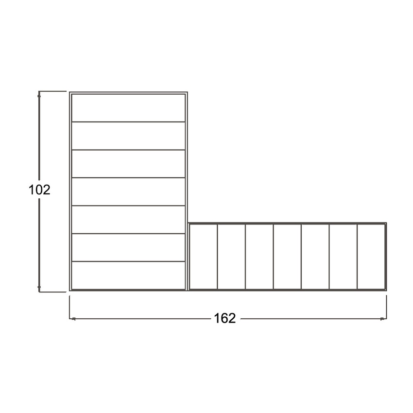 Immagine di Treesse STEP BOX 100 gradini di accesso per minipiscina STEPBB100