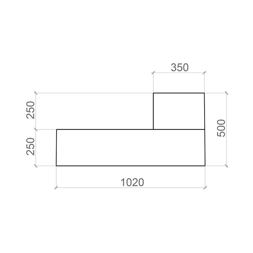Immagine di Treesse STEP BOX 200 gradini di accesso per minipiscina STEPBB200
