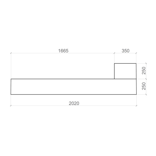 Immagine di Treesse STEP BOX 200 gradini di accesso per minipiscina STEPBB200