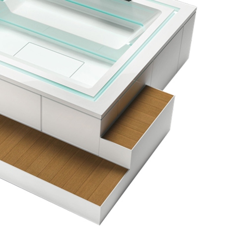 Immagine di Treesse STEP BOX 200 gradini di accesso per minipiscina STEPBB200