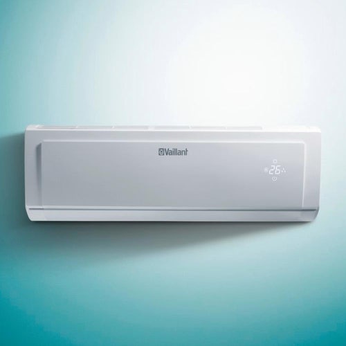 Immagine di Vaillant climaVAIR plus R32 Climatizzatore a parete monosplit inverter, bianco | unità esterna 2.6 kW unità interna 9000 BTU VAI 8-025 WN