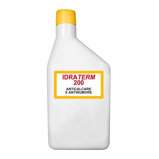 Immagine di Foridra IDRATERM 200 evita e rimuove le incrostazioni dovute a carbonato di calcio nelle caldaie, bottiglia da 1 kg I.200B