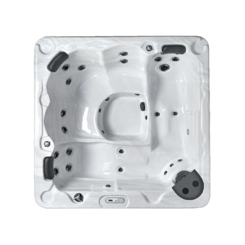 Immagine di Treesse STANDARD SPA NAXOS minipiscina idromassaggio quadrata L.200 H.78 cm, con impianto digitale PNAX01BP