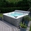 Immagine di Treesse STANDARD SPA NAXOS minipiscina idromassaggio quadrata L.200 H.78 cm, con impianto digitale PNAX01BP