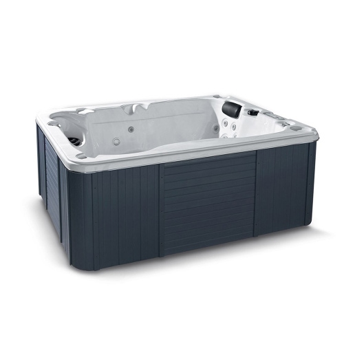 Immagine di Treesse STANDARD SPA MINORCA minipiscina idromassaggio rettangolare L.200 P.150 H.74 cm, con impianto digitale PPRO01BP