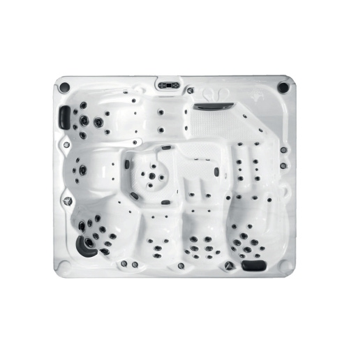 Immagine di Treesse STANDARD SPA IBIZA minipiscina idromassaggio rettangolare L.275 P.228 H.100 cm, con impianto digitale PIBI02BP