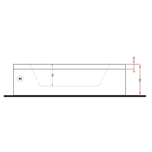 Immagine di Treesse GHOST FUSION SPA 231 minipiscina da interno ovale L.230 P.150 H.67 cm, con idromassaggio Ghost System e comando touch V864H