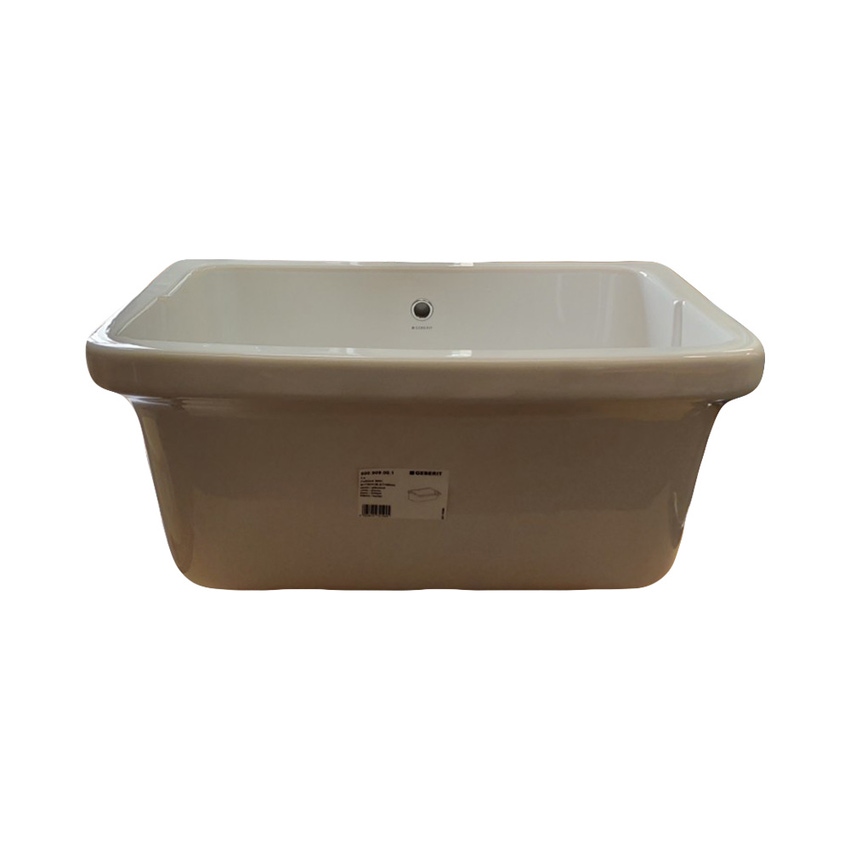 Immagine di Geberit PUBLICA ISEO lavatoi polivalenti 75 cm con troppopieno, colore bianco finitura lucido 500.909.00.1