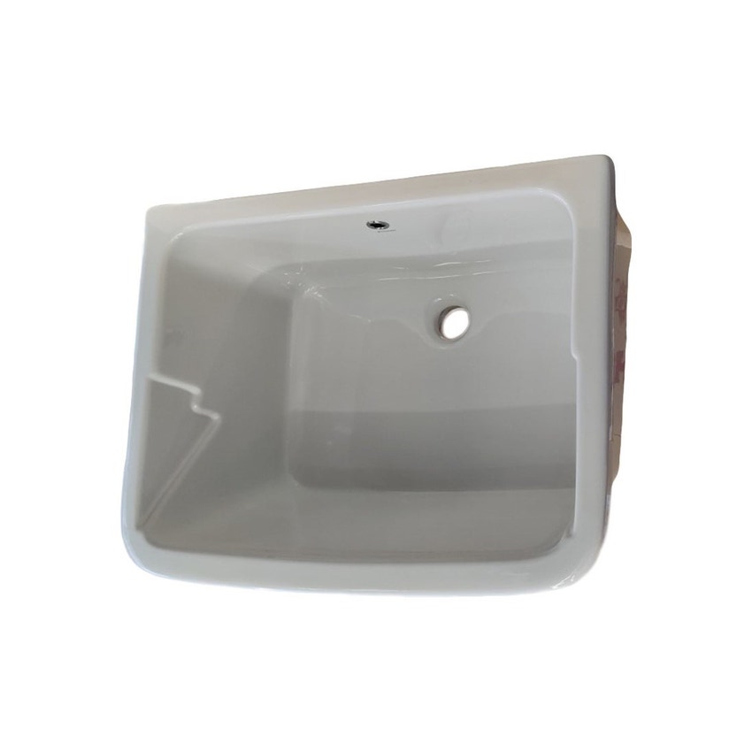 Immagine di Geberit PUBLICA ISEO lavatoi L.60 cm, polivalenti con troppopieno, colore bianco finitura lucido 500.886.00.1