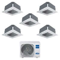 Immagine di Haier CASSETTE 620 R32 Climatizzatore a cassetta penta split inverter Wi-Fi | unità esterna 10 kW unità interne 9000+9000+9000+9000+18000 BTU 5U105S2SS5FA+AB[25|25|25|25|50]S2SC2FA-1