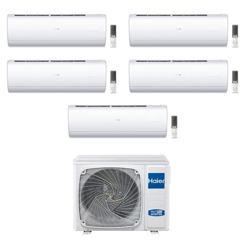 Haier JADE SM R32 Climatizzatore a parete penta split inverter Wi-Fi ...