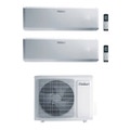 Immagine di Vaillant climaVAIR exclusive R32 Climatizzatore a parete dual split inverter bianco | unità esterna 5.8 kW unità interne 7000+7000 BTU VAF 8-050 W2NO+VAI 5-0[20|20] WNI