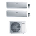 Immagine di Vaillant climaVAIR plus R32 Climatizzatore a parete dual split inverter bianco | unità esterna 5.8 kW unità interne 7000+12000 BTU VAF 8-050 W2NO+VAI 8-0[20|35] WNI