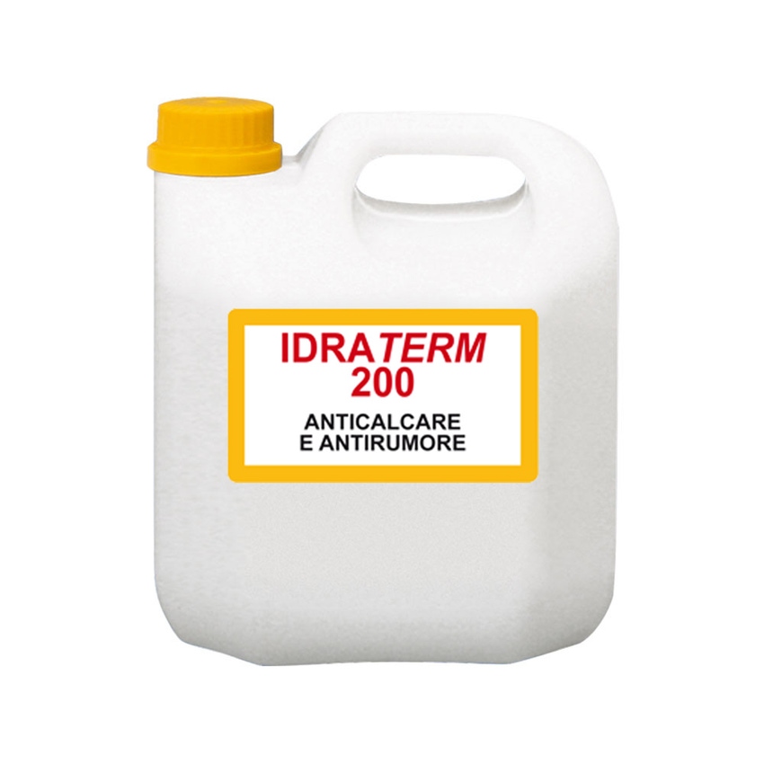 Immagine di Foridra IDRATERM 200 evita e rimuove le incrostazioni dovute a carbonato di calcio nelle caldaie, tanica da 5 kg I.200T5