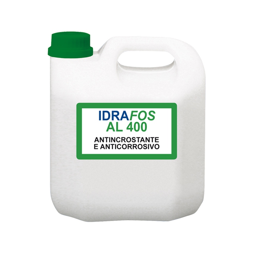 Immagine di Foridra IDRAFOS AL 400 trattamento antincrostante e anticorrosivo per acque potabili, confezione da 20 kg I.AL400T20