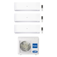 Immagine di Haier EXPERT R32 Climatizzatore a parete trial split inverter Wi-Fi bianco | unità esterna 5.5 kW unità interne 7000+7000+7000 BTU 3U55S2SR5FA+AS[20|20|20]XCAHRA