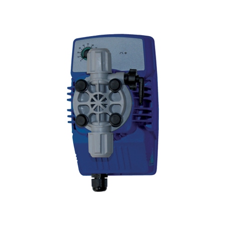Immagine di Foridra IDRADOS E pompa dosatrice analogica a funzionamento proporzionale alla portata, contenitore in PP caricato IDRADOSE