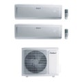 Immagine di Vaillant climaVAIR plus R32 Climatizzatore a parete dual split inverter bianco | unità esterna 5.8 kW unità interne 7000+9000 BTU VAM8-046W2O5
