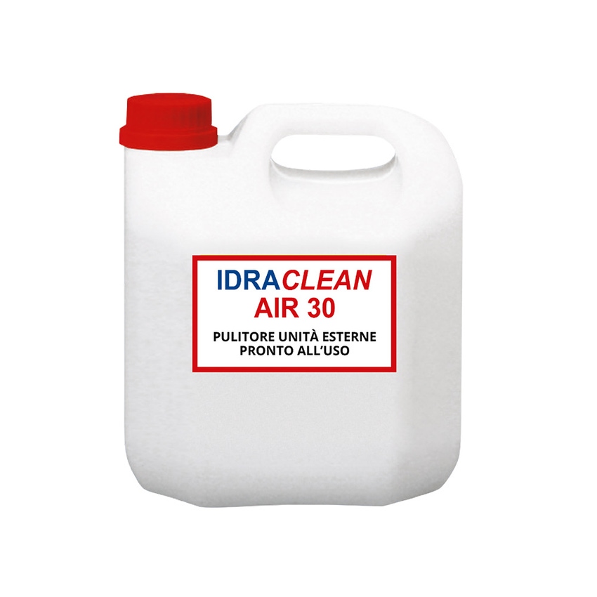 Immagine di Foridra IDRACLEAN AIR 30 detergente pronto all'uso a pH neutro, specifico per la pulizia di scambiatori con batterie alettate, confezione da 5 kg I.AIR30T5