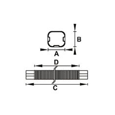 Immagine di Tecnosystemi EXCELLENS MF 60-EXC Eco Line manicotto flessibile L.6 H.5.2 P.52 cm, colore grigio perla E11124495