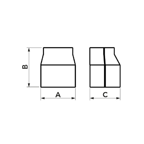 Immagine di Tecnosystemi riduzione per canalina Excellens RC 100/72 EXC New Line, colore bianco N11123105