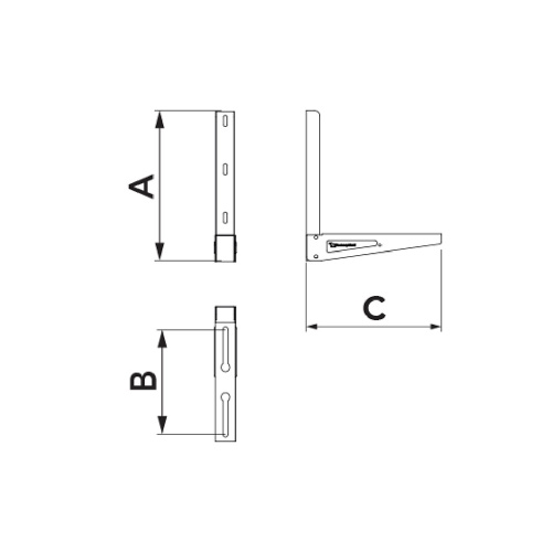 Immagine di Tecnosystemi mensola standard TSE-210 SCD500442