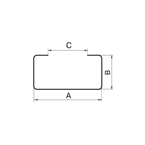 Immagine di Tecnosystemi fascetta di fissaggio L.12 H.6 cm, "FDF 120" 11161389