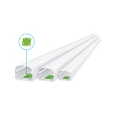 Immagine di Tecnosystemi Optima TB 102-OPT, canalina da 2 m con bolla L.7.4 H.5.6 P.200 cm, colore bianco B-11130075