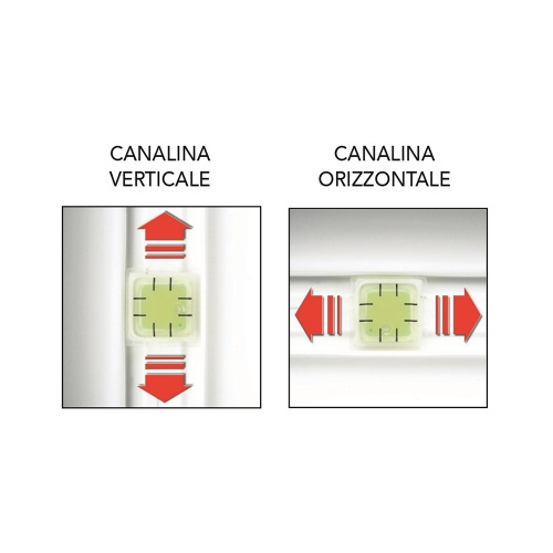 Immagine di Tecnosystemi Excellens TB 60-EXC New Line canalina da 2 m on bolla  L.6 H.5.2 P.200 cm, colore bianco B-N11120060