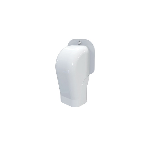 Immagine di Tecnosystemi Excellens TM 60-EXC New Line terminale a muro L.6.6 H.16.5 P.6.8 cm, colore bianco N11124160