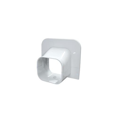 Immagine di Tecnosystemi Excellens TA 60-EXC New Line terminale ad angolo L.11.3 H.11 P.5.5 cm, colore bianco N11122110