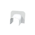 Immagine di Tecnosystemi OPTIMA TA 75-OPT terminale ad angolo L.12.6 H.10 cm, colore bianco 11106005