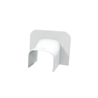 Immagine di Tecnosystemi OPTIMA TA 102-OPT terminale ad angolo L.14.5 H.11.7 cm, colore bianco 11106006
